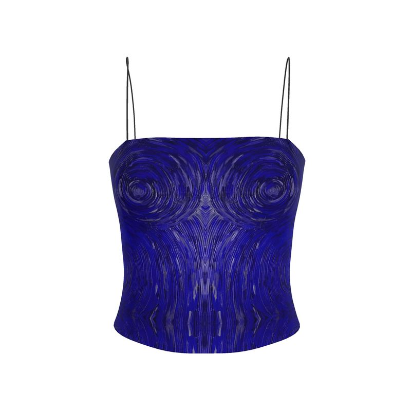 Purple Ripples Strappy Top