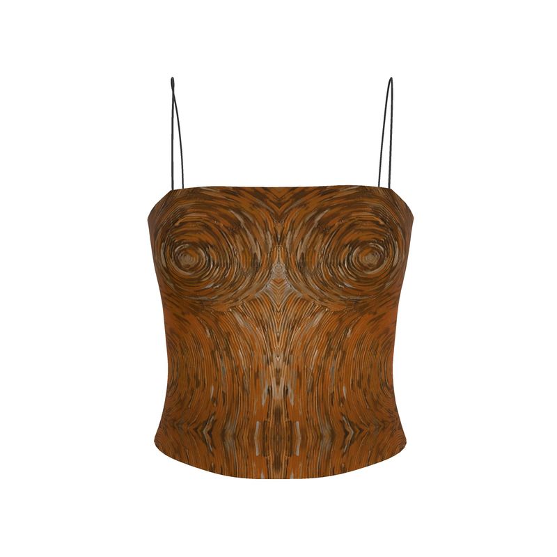 Ripple Copper Strappy Top