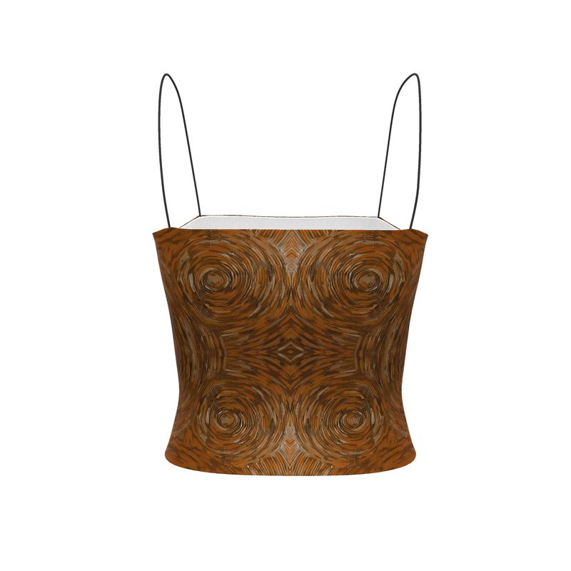 Ripple Copper Strappy Top