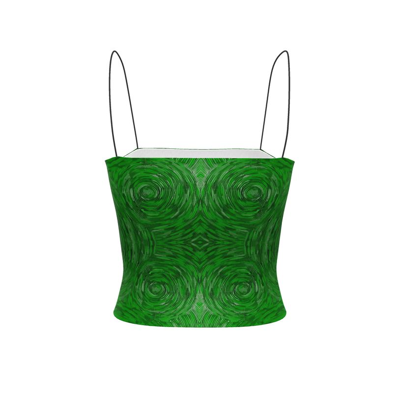 Ripple Emerald Strappy Top