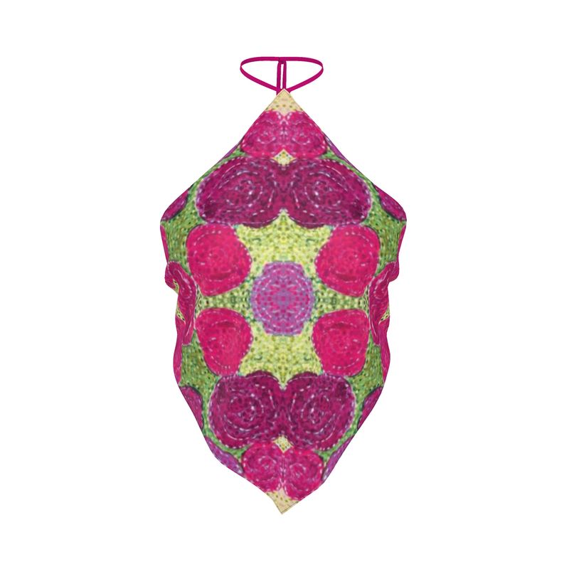 Rose Bandana Halter Top