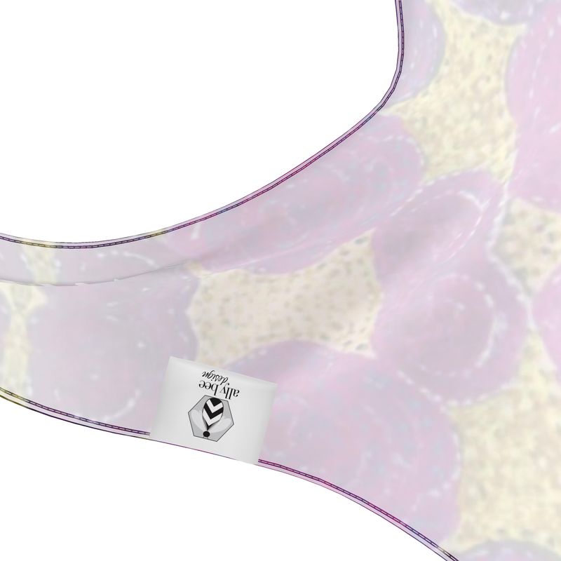 Purple Rose Bandana Halter Top