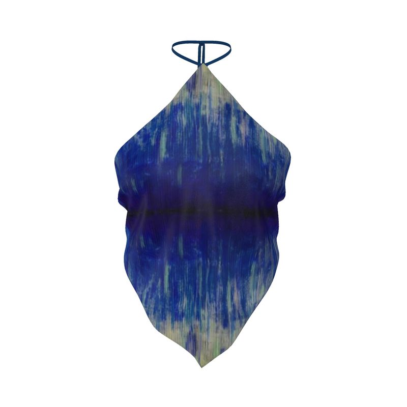 Zenful Deep Blue Halter Top
