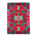 Turning Up Roses Red Tea Towels