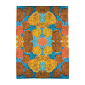 Turning Up Roses Orange Tea Towels