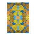 Turning Up Roses Yellow & Blue Tea Towels