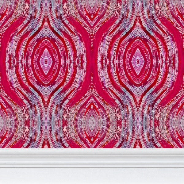 River Flows Red Wallpaper