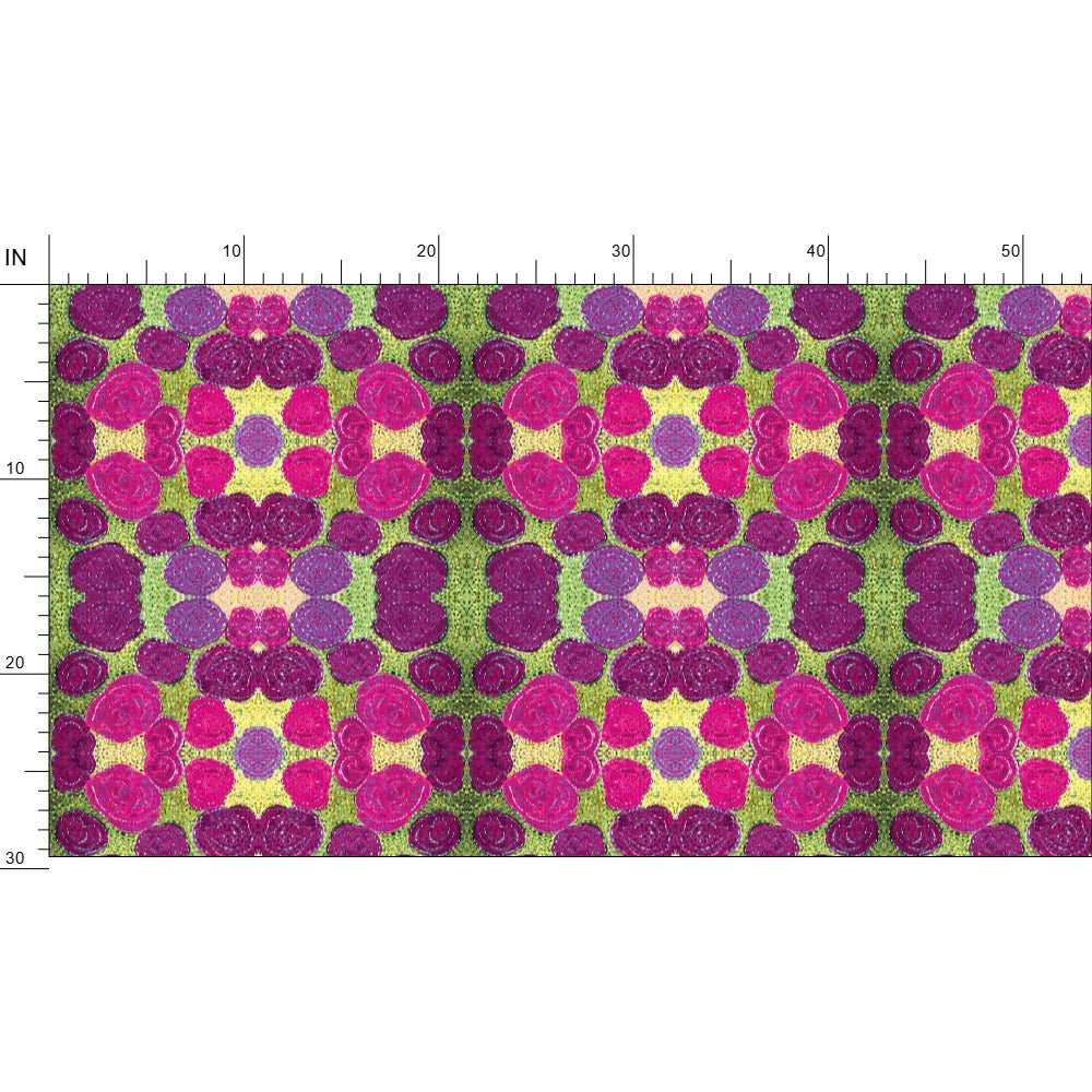 Turning Up Roses Fabric Printing