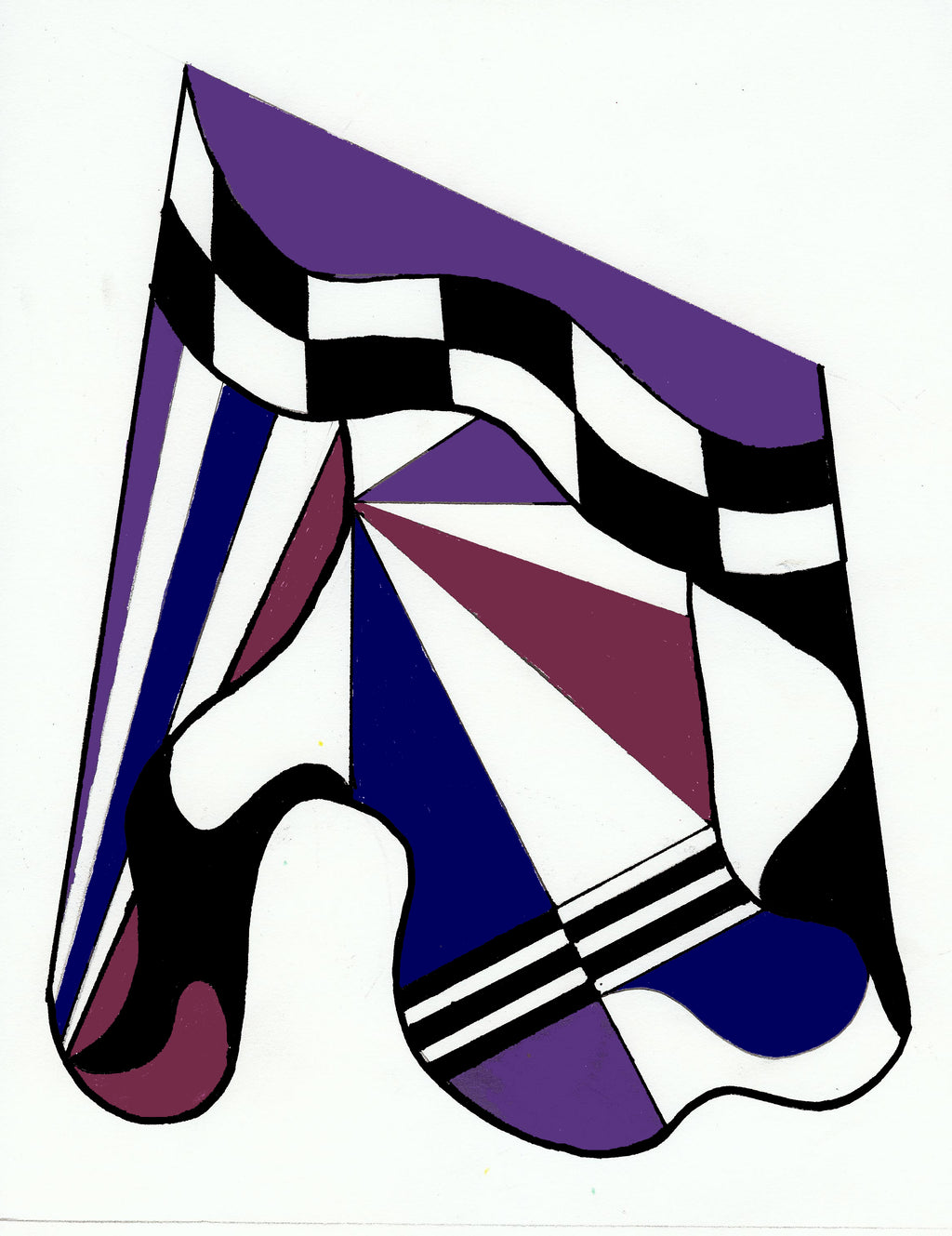 Checkered Geometries Art