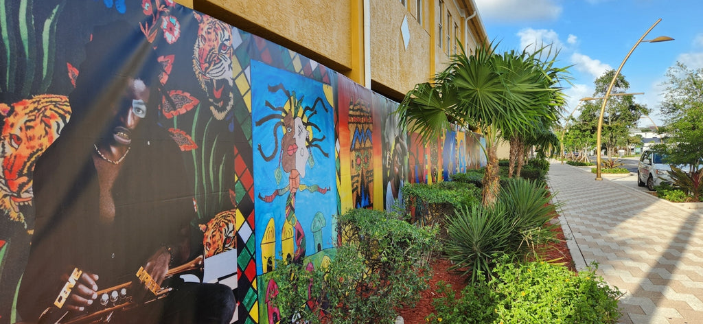 Destination Sistrunk Cultural Center Public Art by Ally Bee