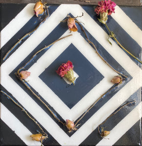 Black, White & Rose Art