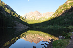 Maroon Bells Reflection Art